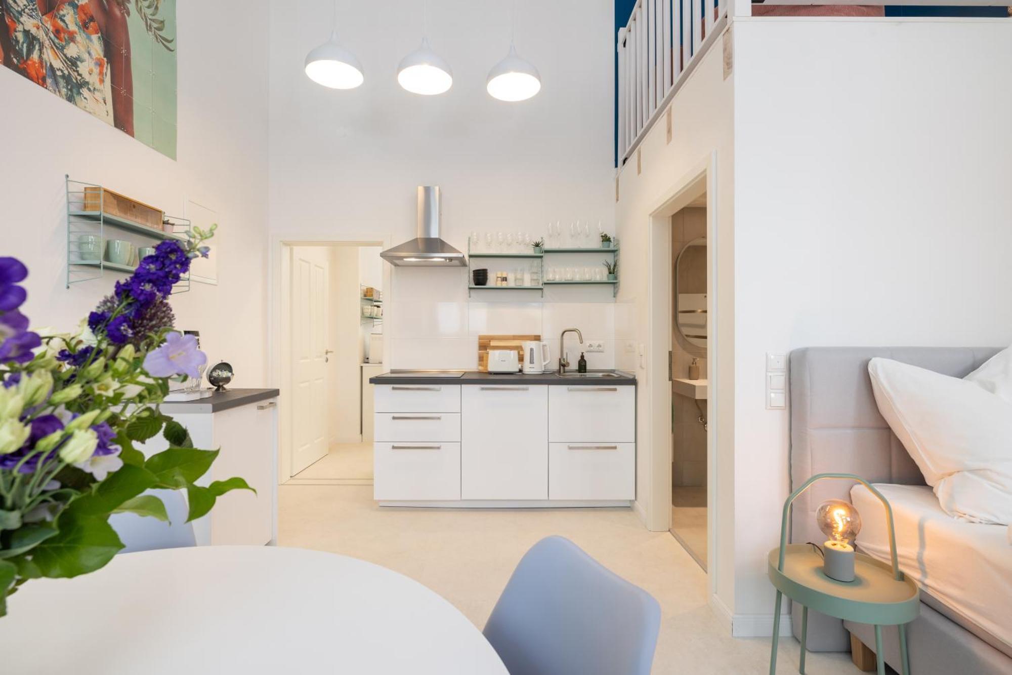 Great 2-Room Loft With 2 Bathrooms And 2 Kitchen Berlin Kültér fotó