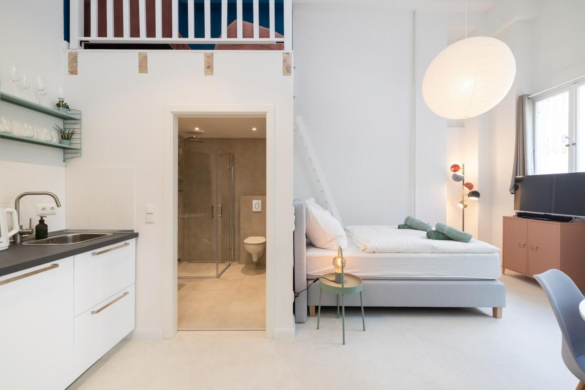 Great 2-Room Loft With 2 Bathrooms And 2 Kitchen Berlin Kültér fotó