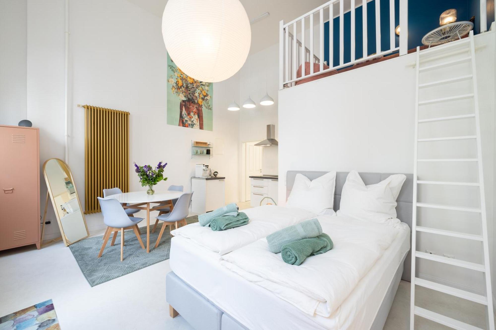 Great 2-Room Loft With 2 Bathrooms And 2 Kitchen Berlin Kültér fotó