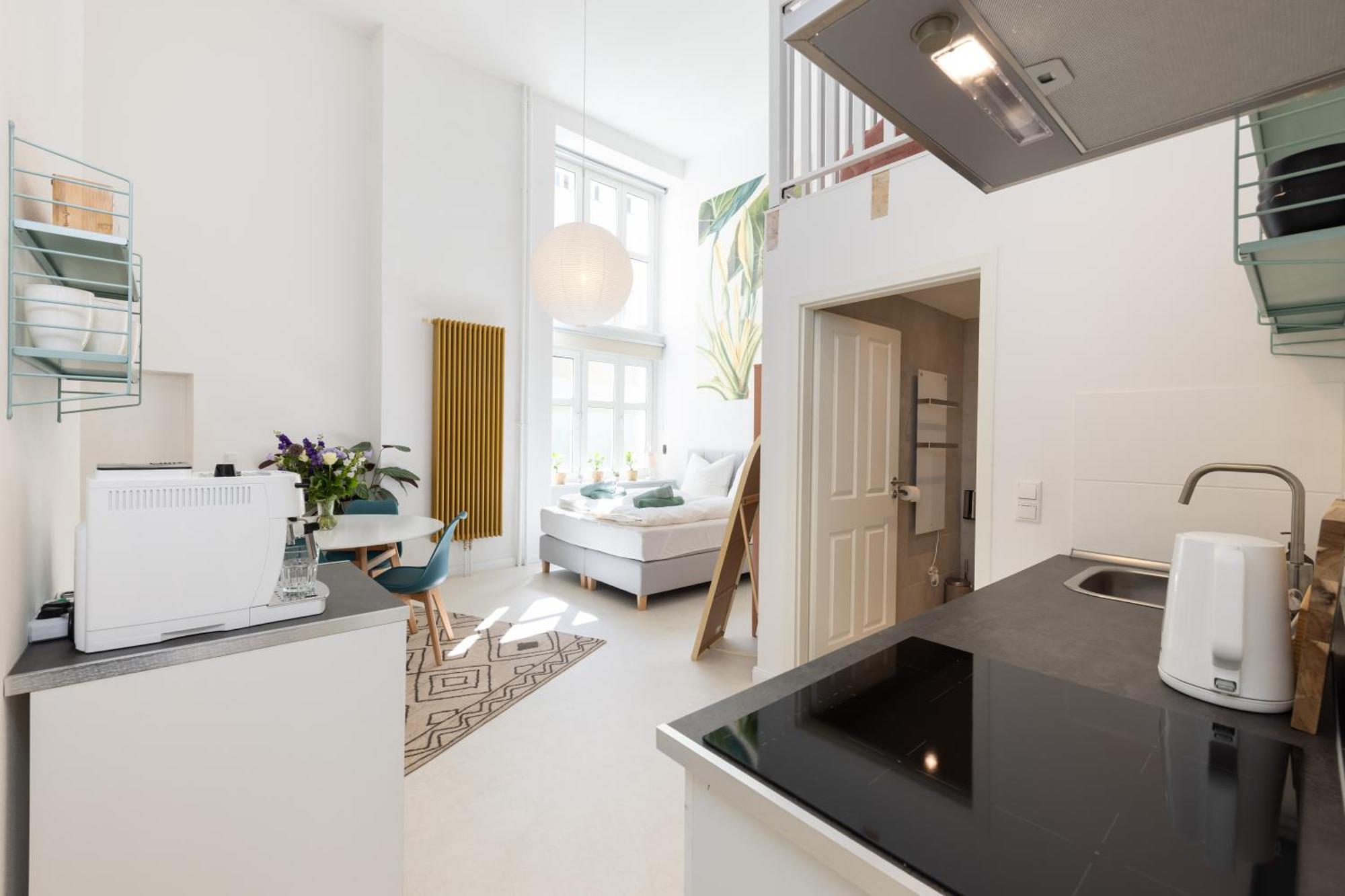 Great 2-Room Loft With 2 Bathrooms And 2 Kitchen Berlin Kültér fotó