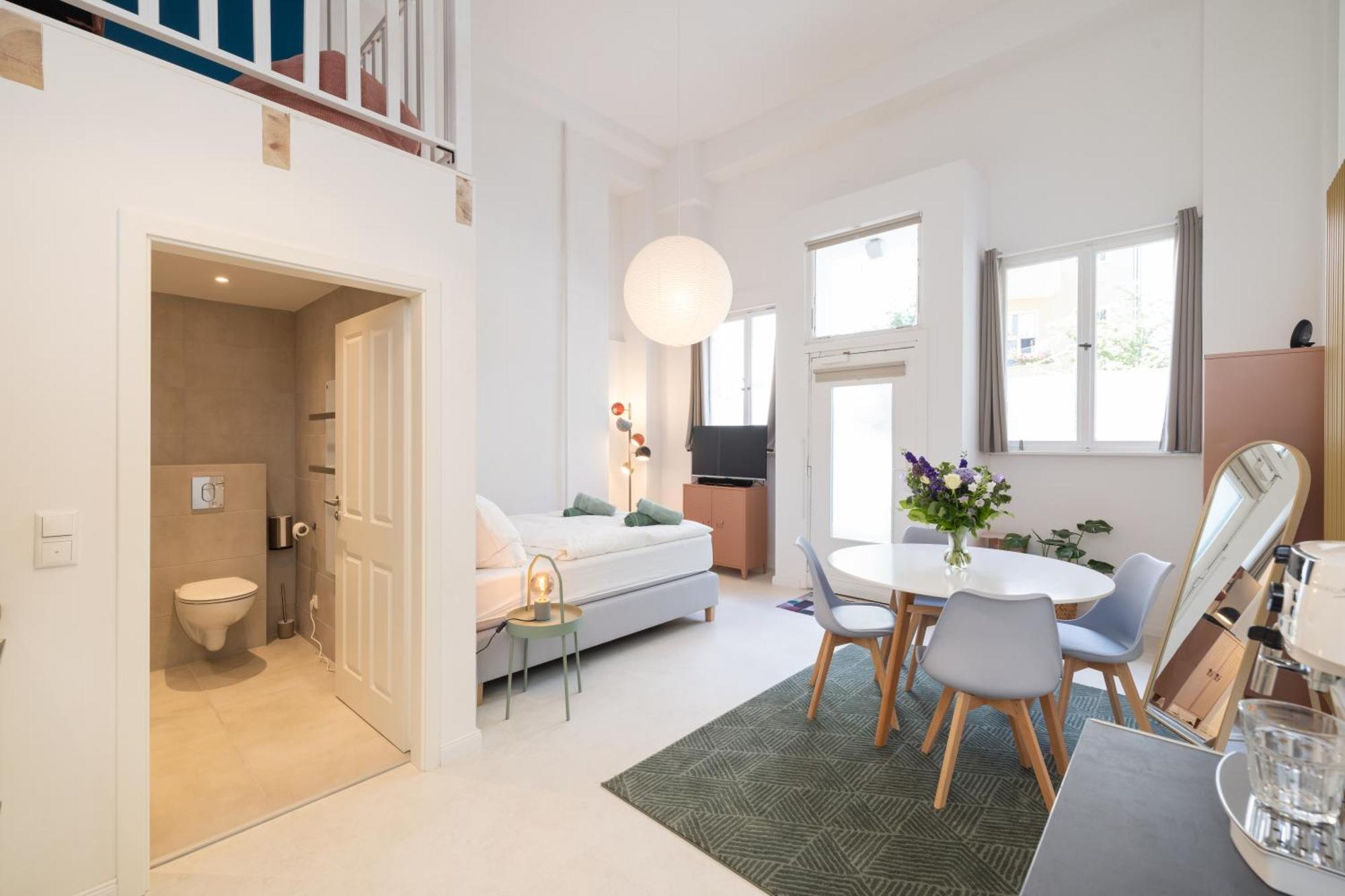 Great 2-Room Loft With 2 Bathrooms And 2 Kitchen Berlin Kültér fotó