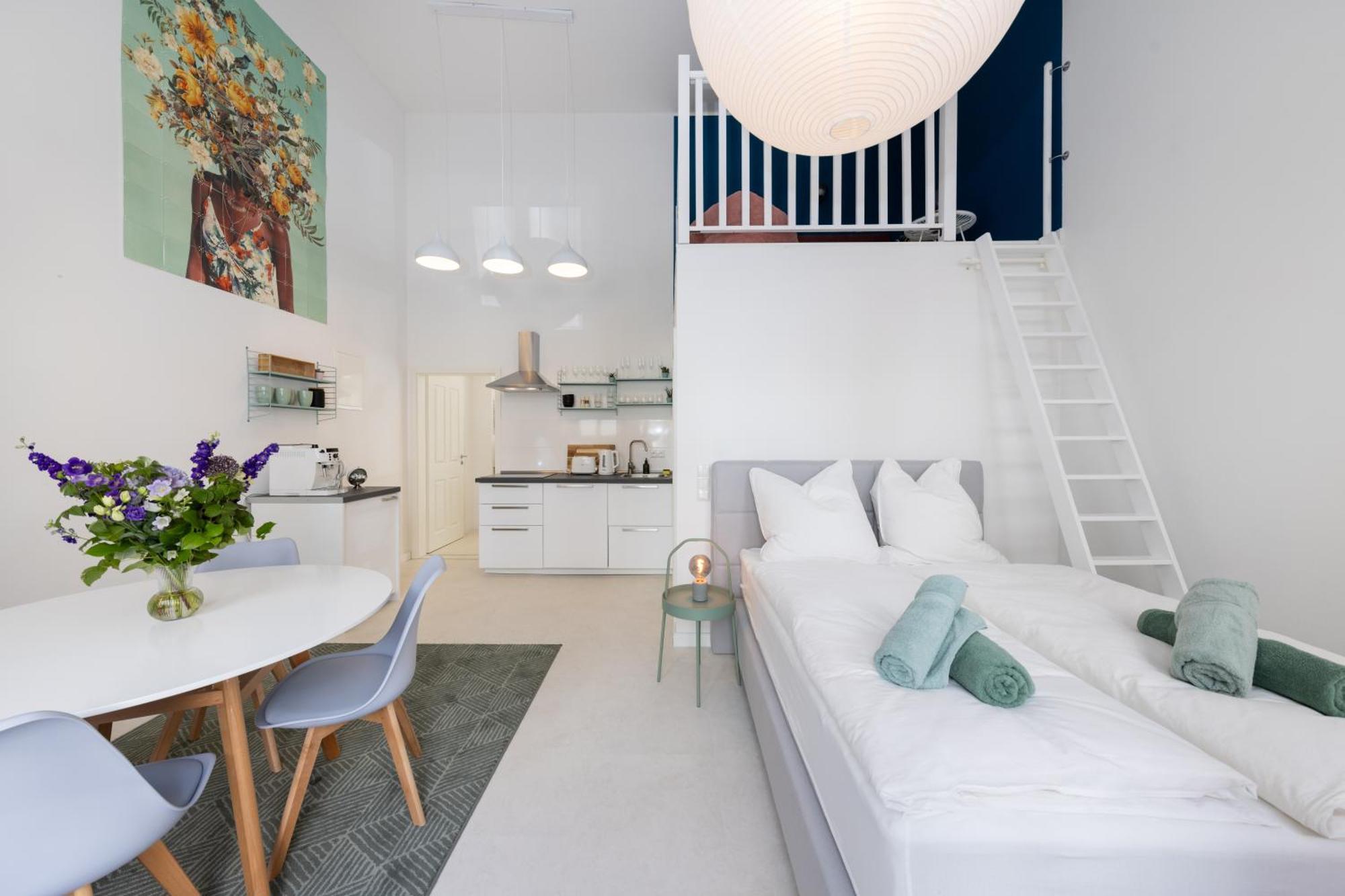 Great 2-Room Loft With 2 Bathrooms And 2 Kitchen Berlin Kültér fotó