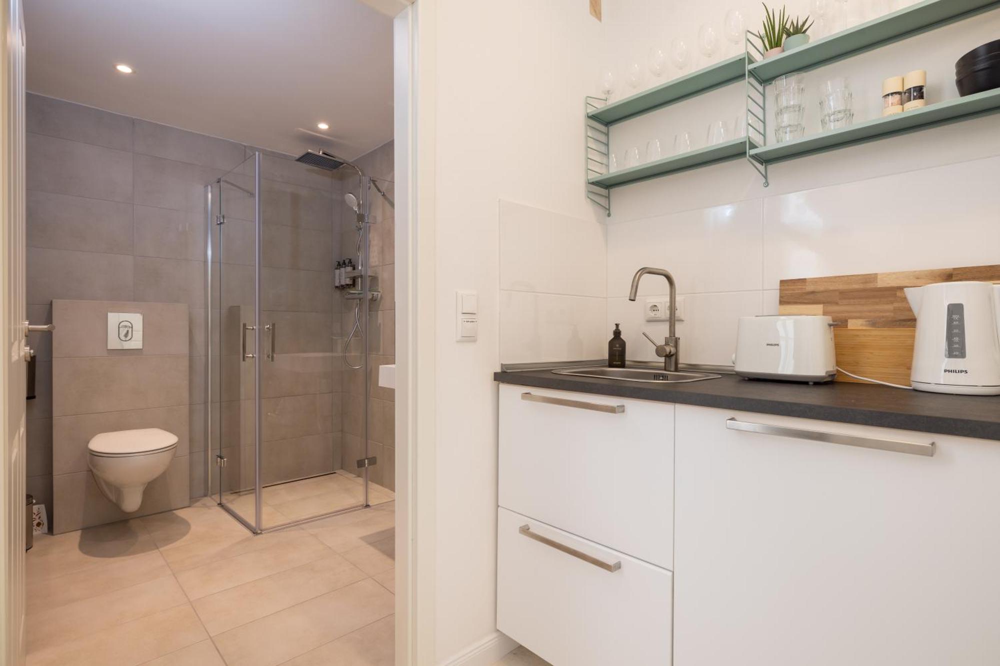 Great 2-Room Loft With 2 Bathrooms And 2 Kitchen Berlin Kültér fotó
