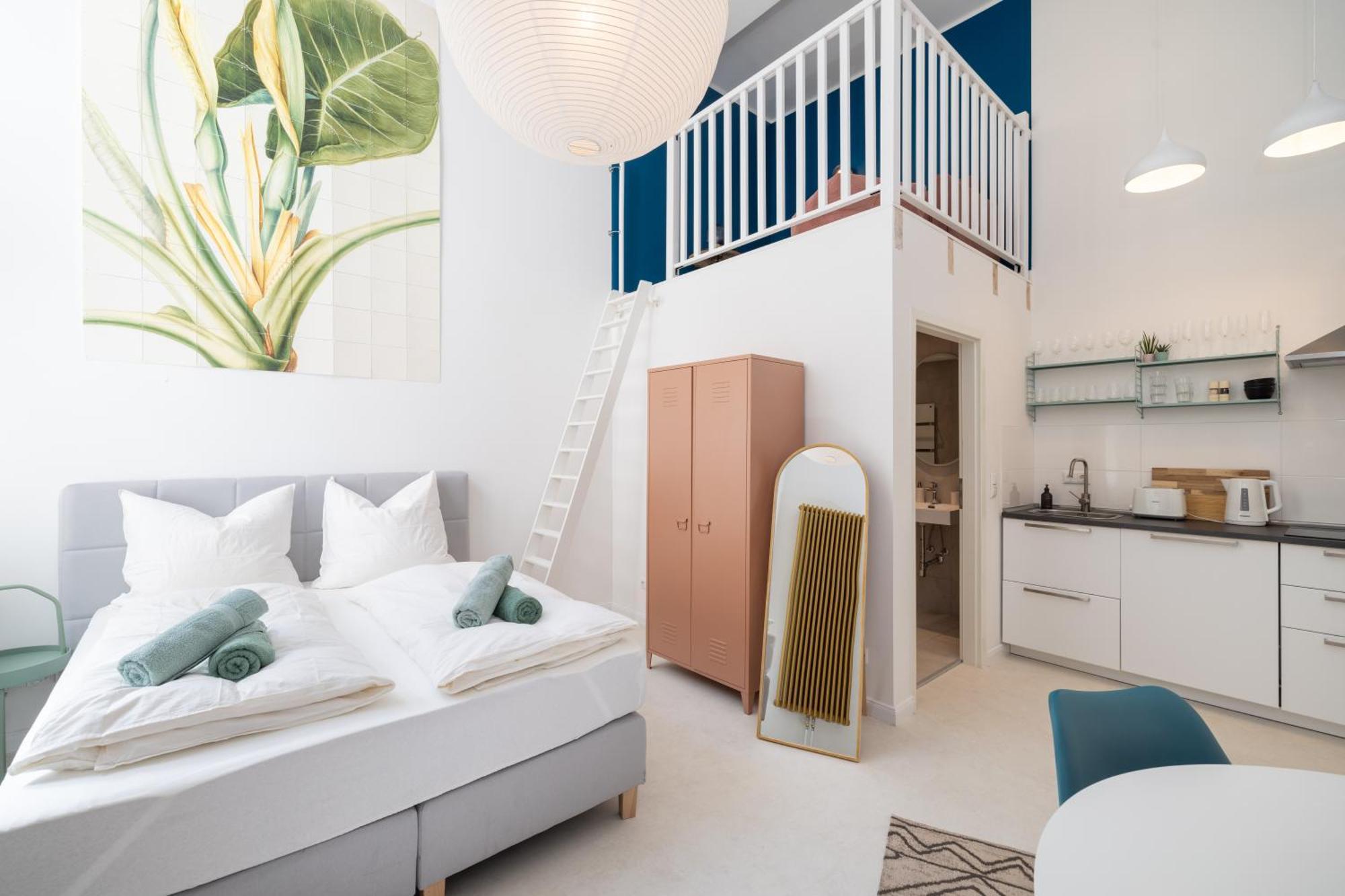 Great 2-Room Loft With 2 Bathrooms And 2 Kitchen Berlin Kültér fotó