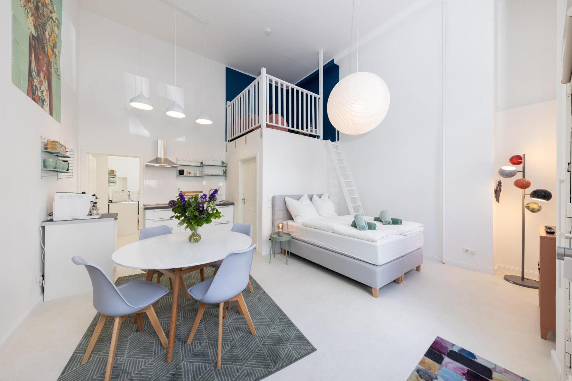 Great 2-Room Loft With 2 Bathrooms And 2 Kitchen Berlin Kültér fotó