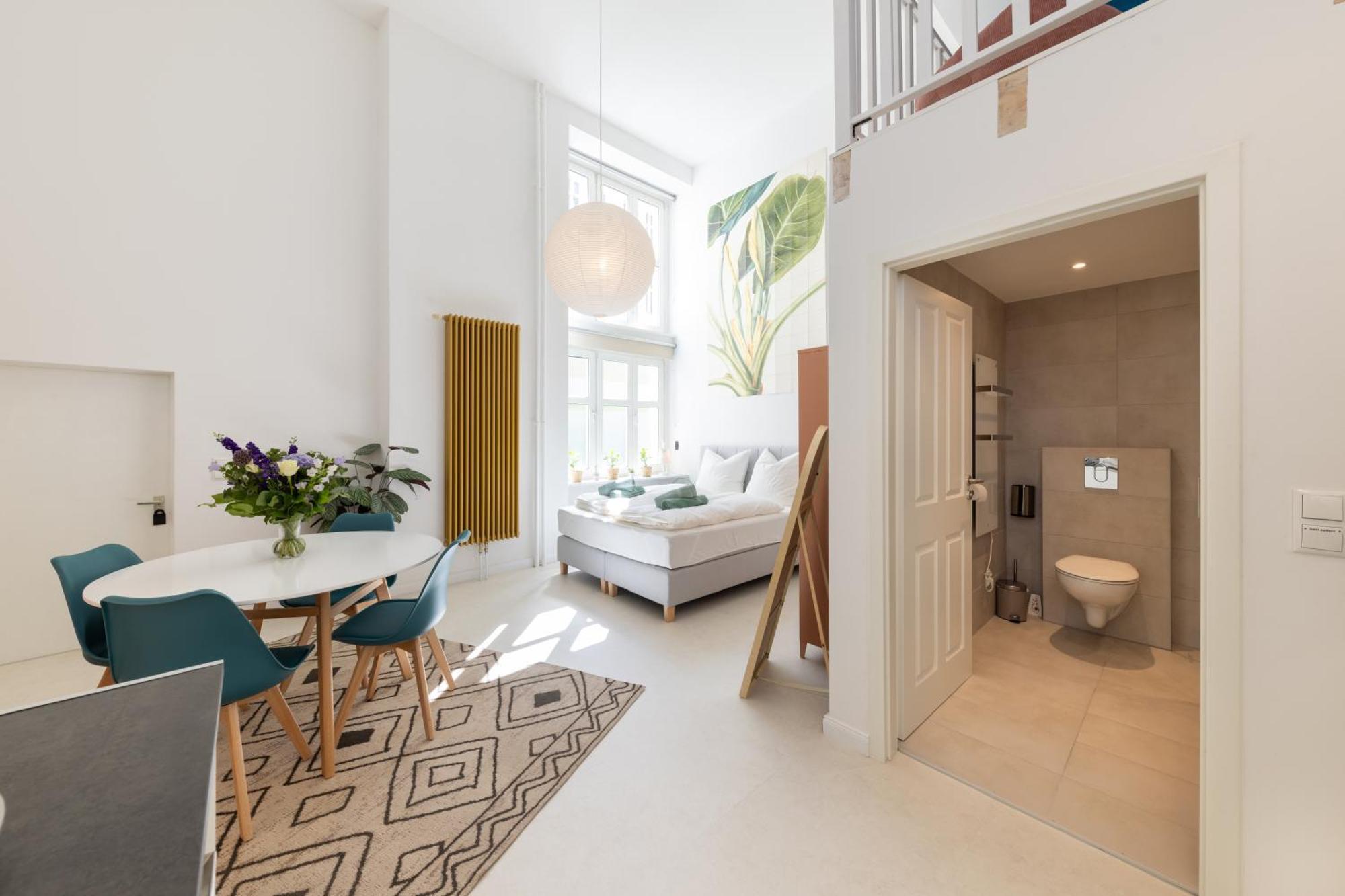 Great 2-Room Loft With 2 Bathrooms And 2 Kitchen Berlin Kültér fotó